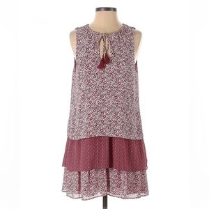 Tularosa Boho dress burgundy